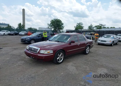 2006 Mercury Grand Marquis Gs from USA, damaged, VIN 2MEFM74W46X619425